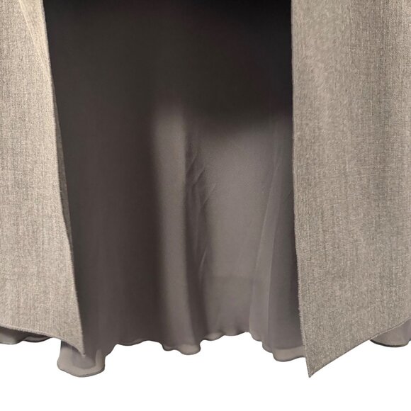 Etcetera Womens Grey A-Line Skirt Size 6 Polyester Viscose Blend - Picture 5 of 12